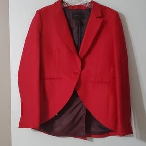 BCBG AZRIA RED BLAZER